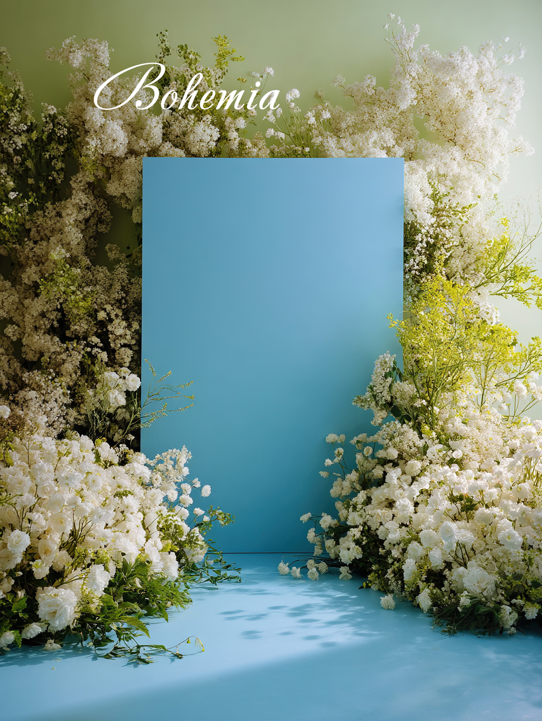 Пролетен фотографски фон с цветя 137