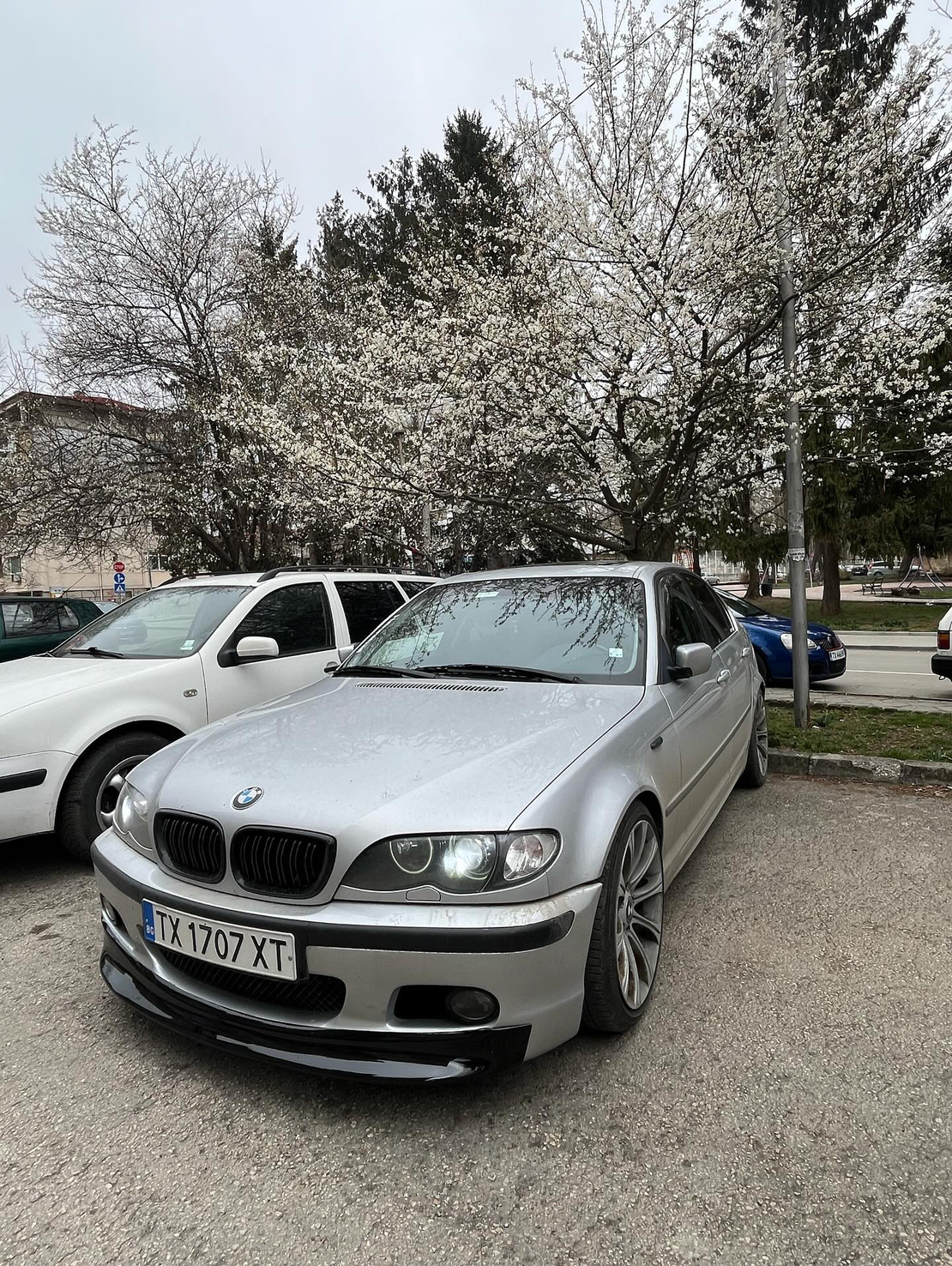 CSL лип за предна Мтех броня Е46