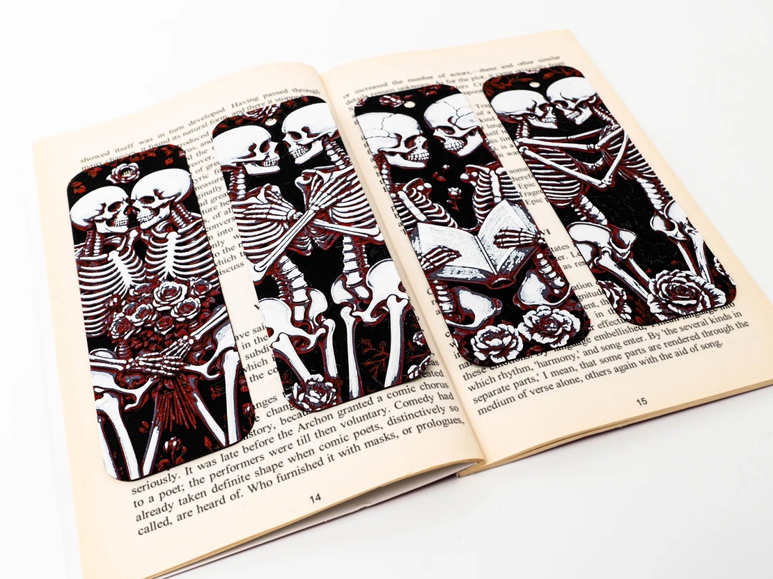 Книгоразделител Skeletton Romance
