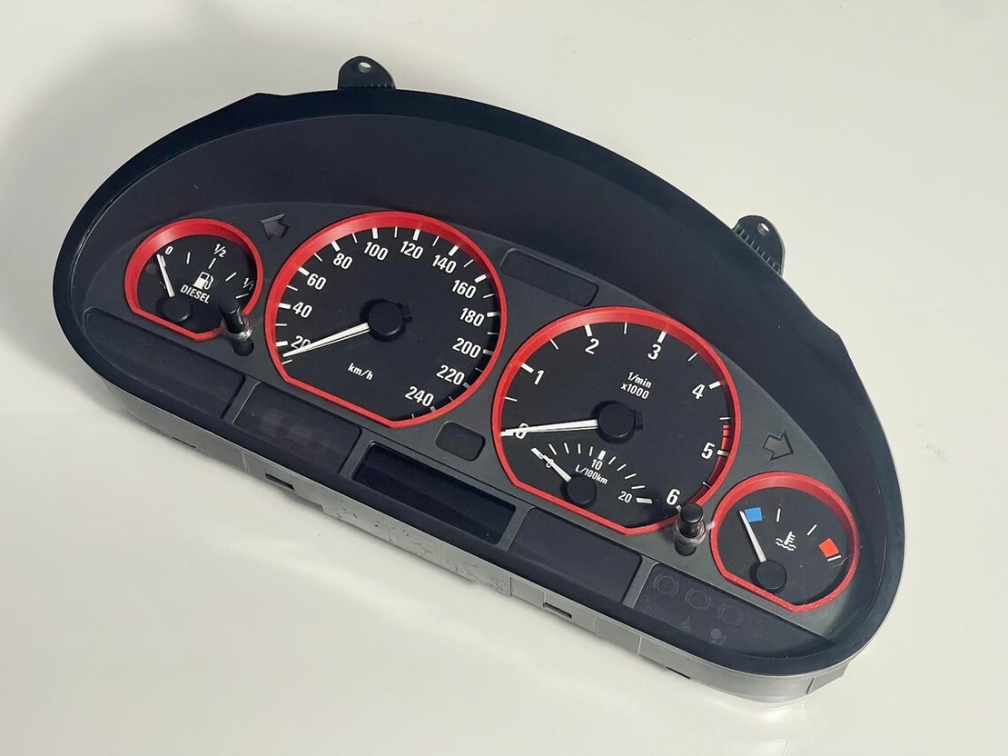 BMW E46 рингове за табло