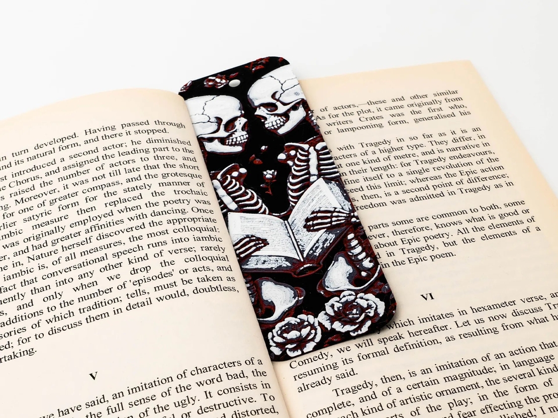 Книгоразделител Skeletton Romance