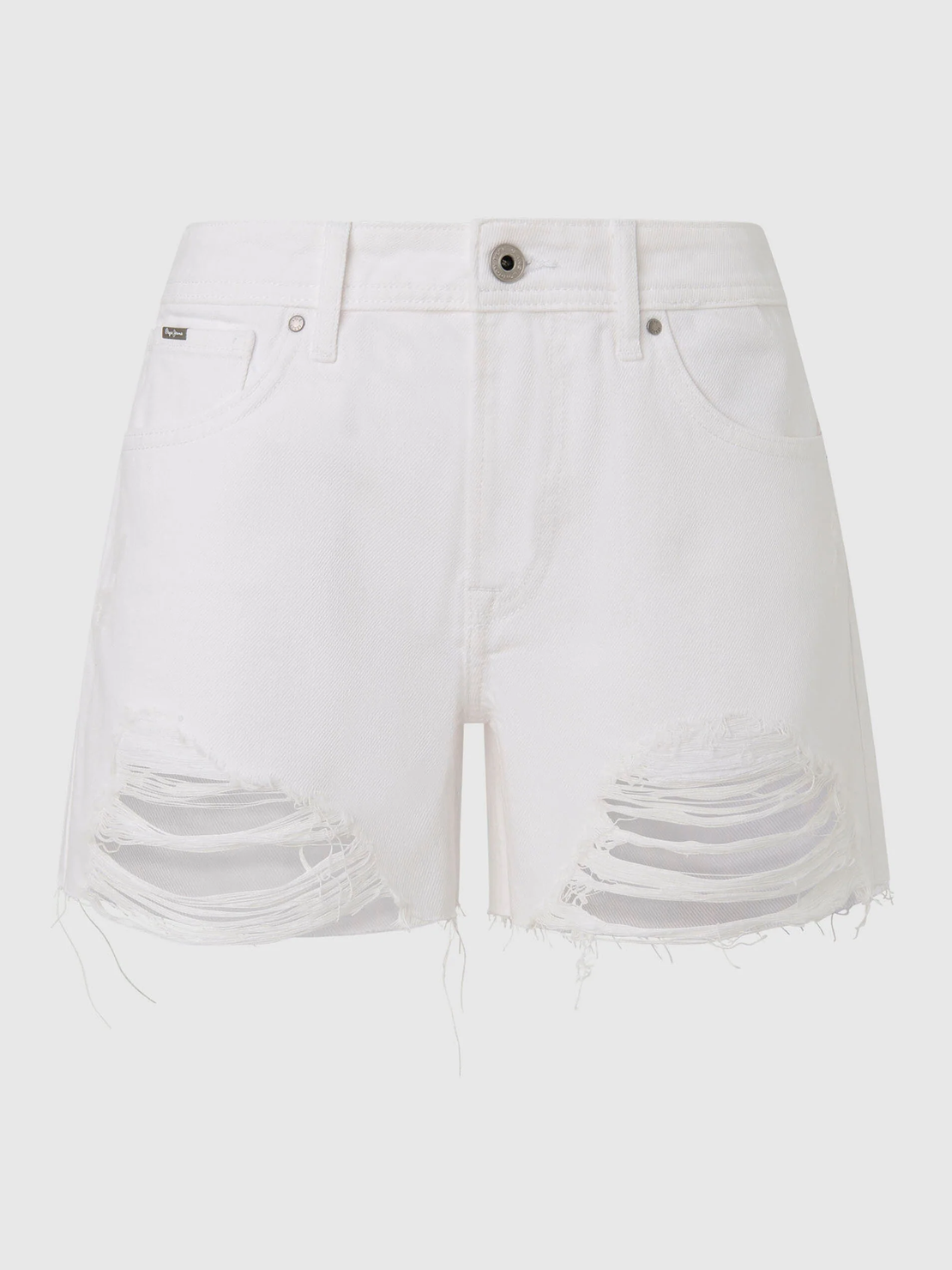 Pepe Jeans бели дънкови къси панталони • 29