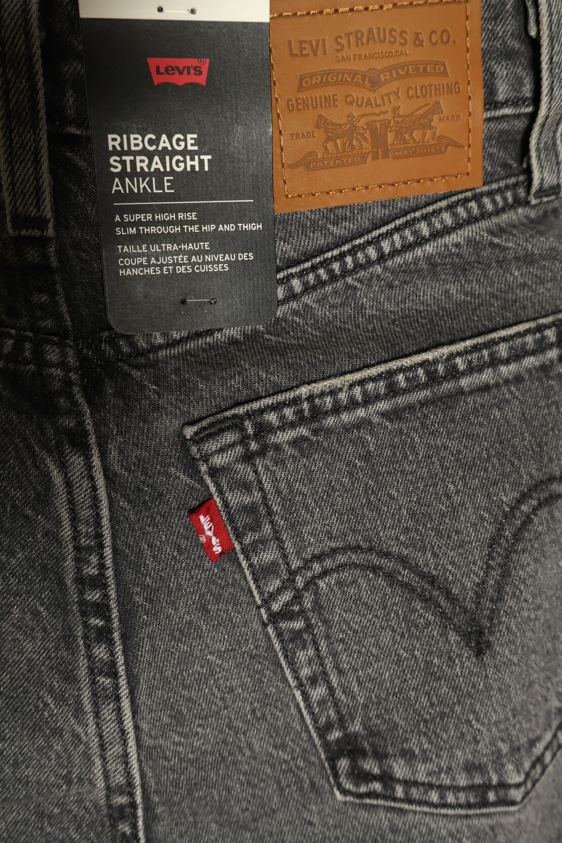 Levi’s Ribcage Straight Ankle дамски дънки W25/29