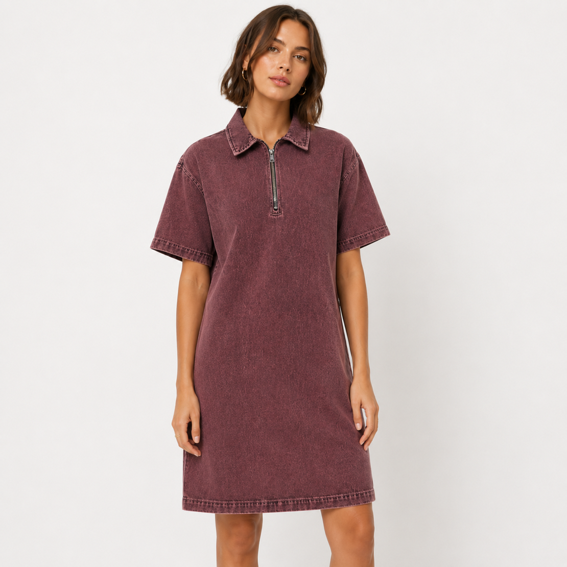 Pieces Poppy деним рокля • S Oversized