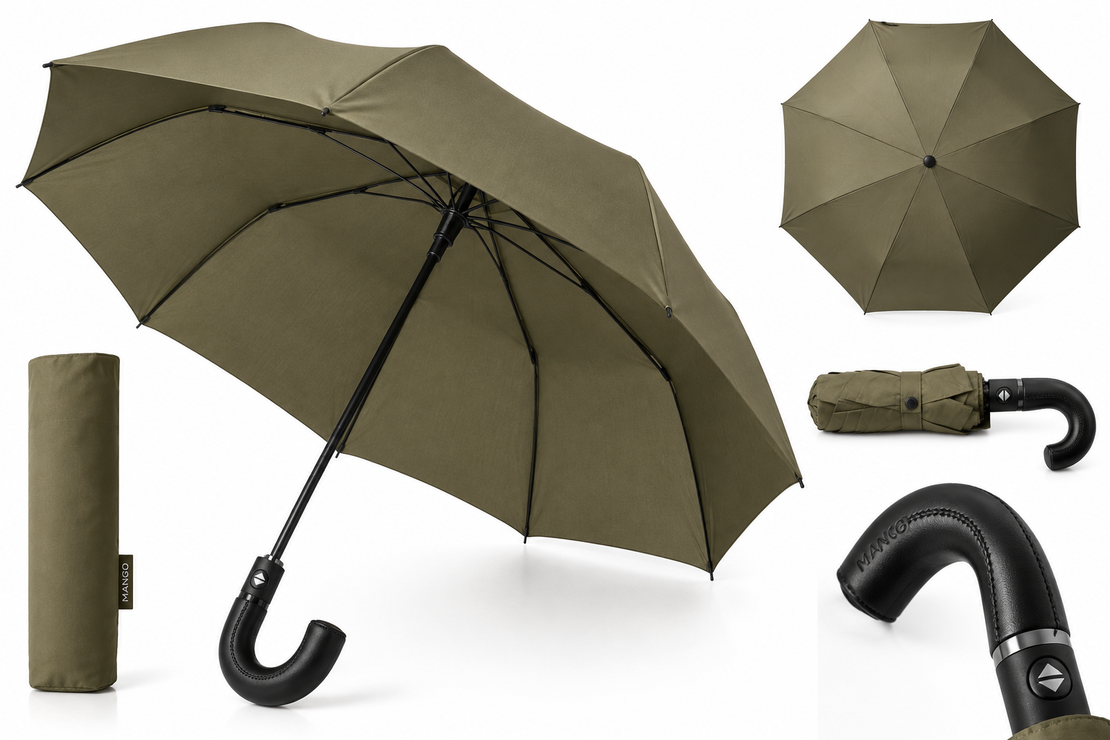 Mango 660 Umbrella сгъваем чадър – каки