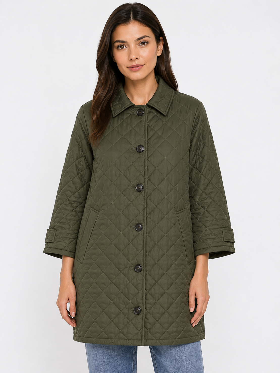 Vero Moda дълго капитонирано палто • M