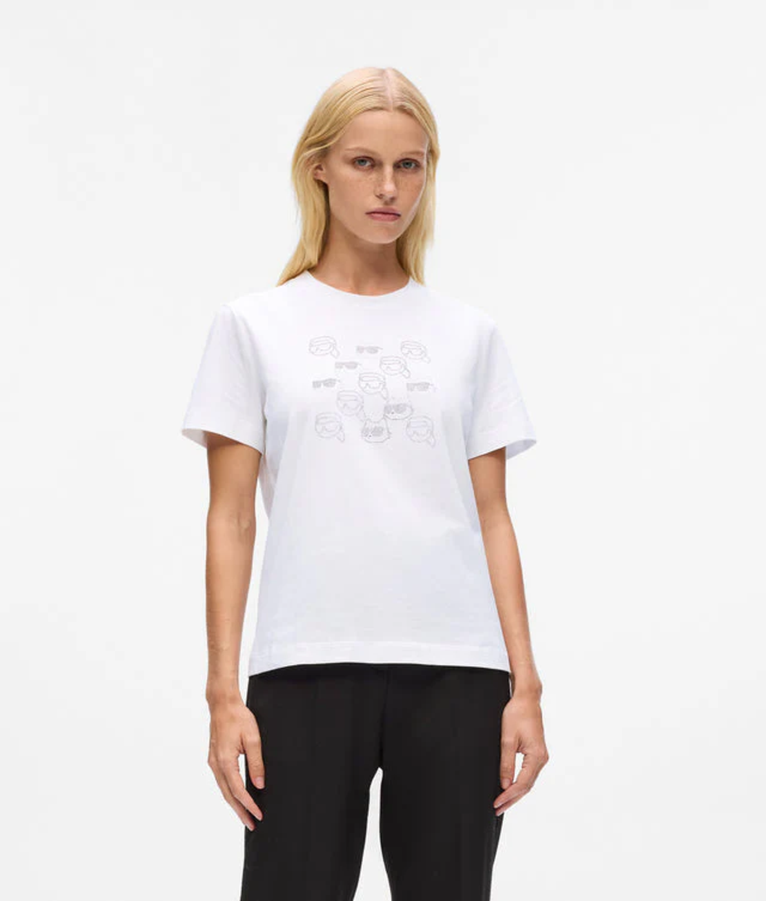 Karl Lagerfeld T-shirt Gift дамска тениска • M