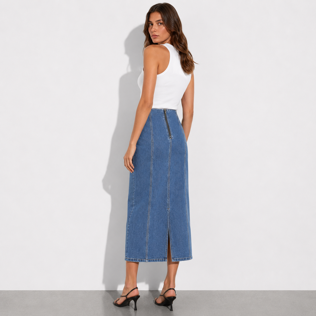 Vero Moda Дънкова пола • M