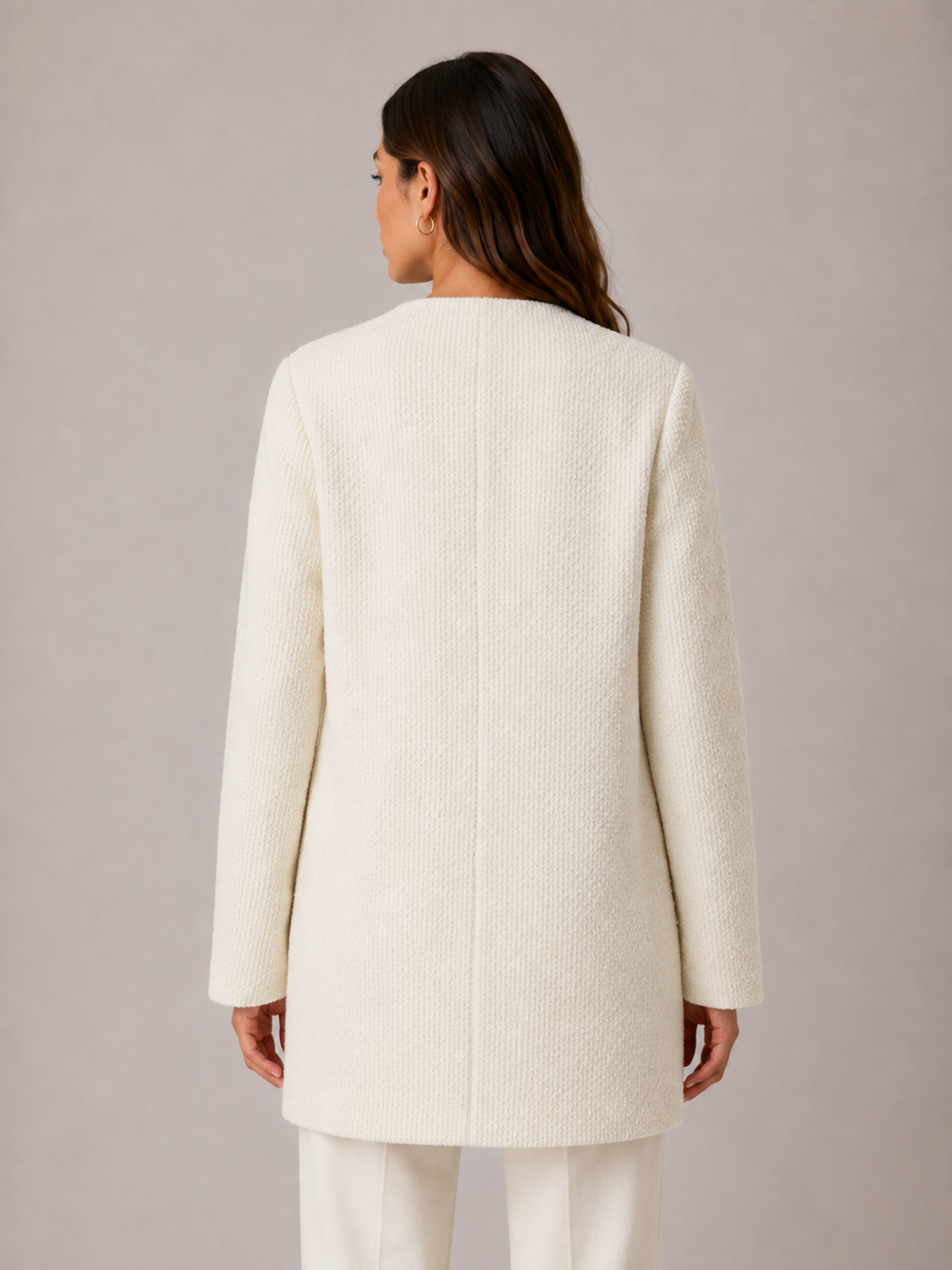 Warehouse Premium Wool Boucle палто • 40