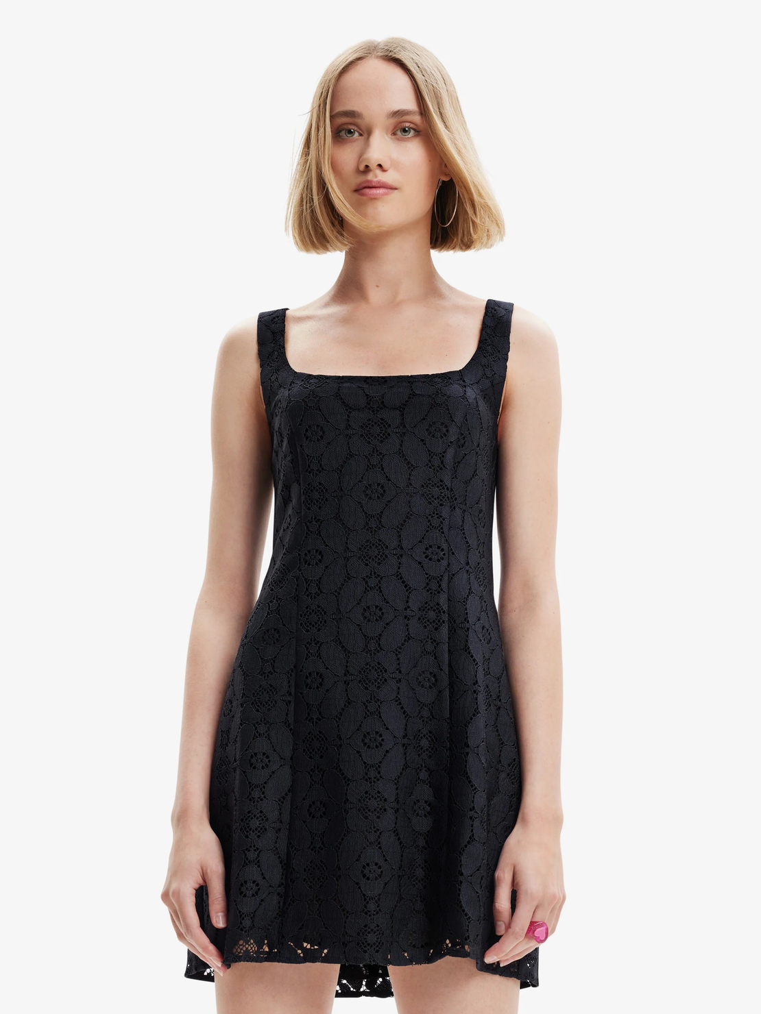 Desigual Newcastle Дантелена рокля • M