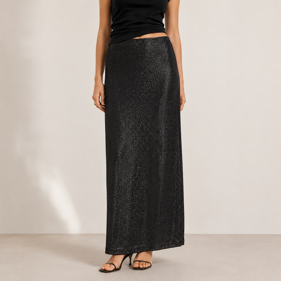 Vero Moda дълга блестяща пола • M