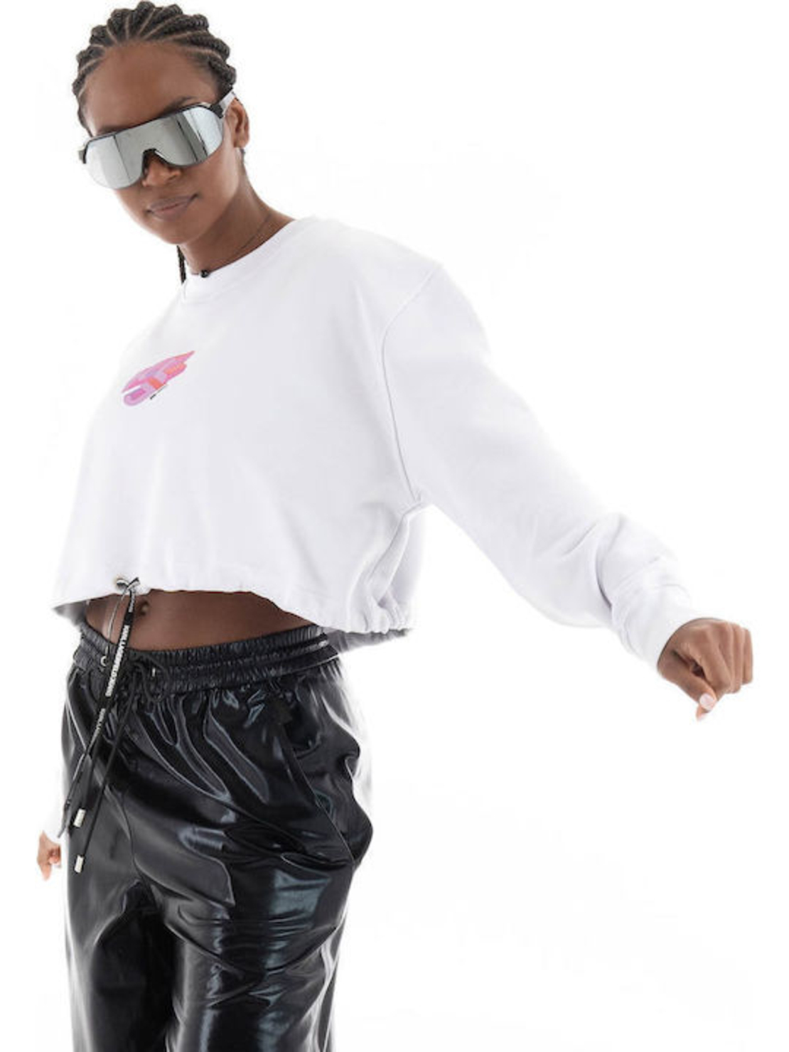 Karl Lagerfeld Jeans Cropped суитшърт • M