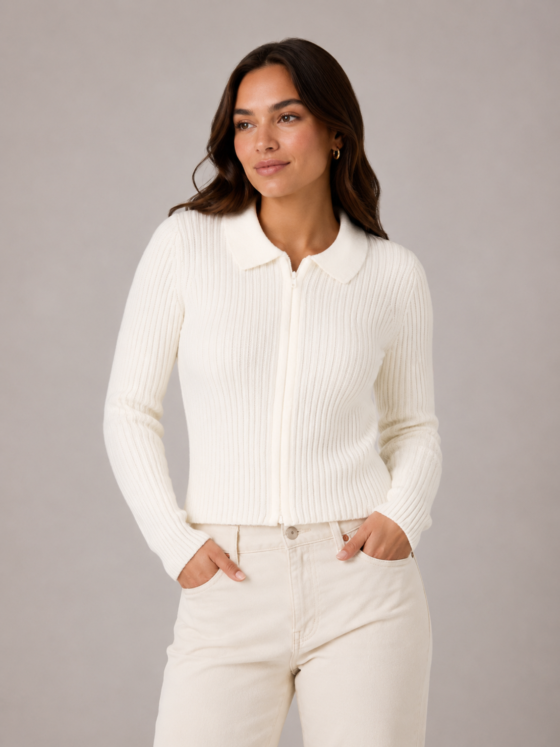 AÉROPOSTALE Polo Zip блуза • XL