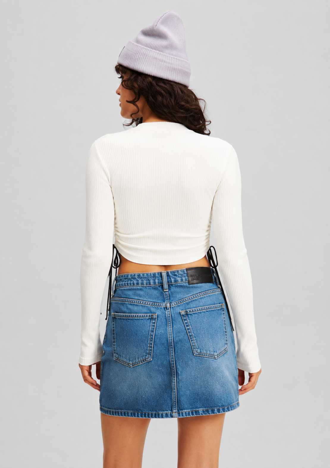 Karl Lagerfeld Jeans рипсен топ • M