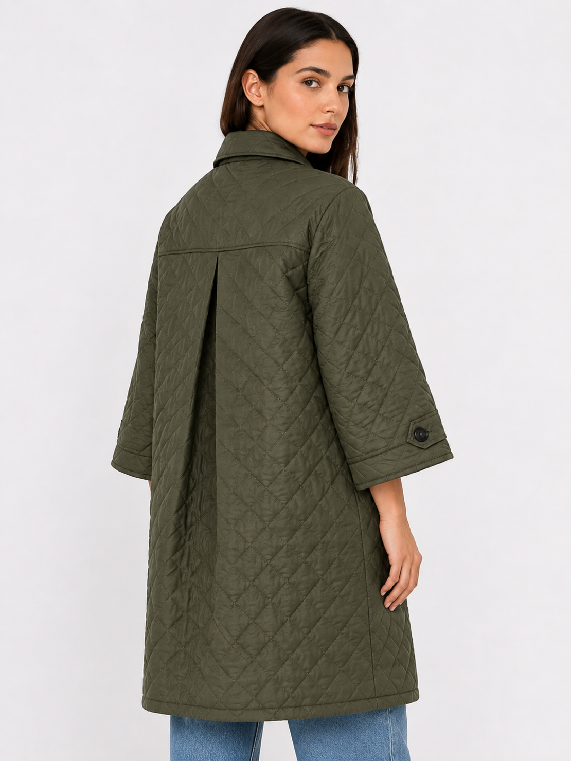 Vero Moda дълго капитонирано палто • M