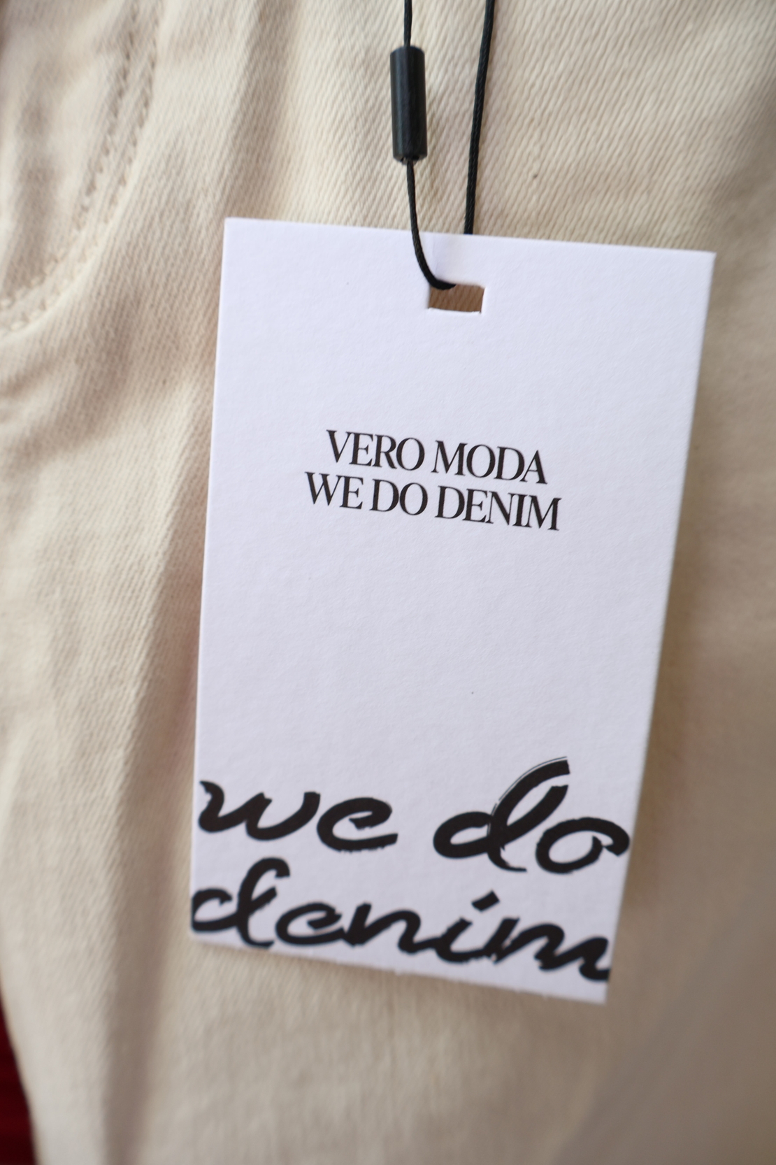 Vero Moda Кремави slim дънки •  XS