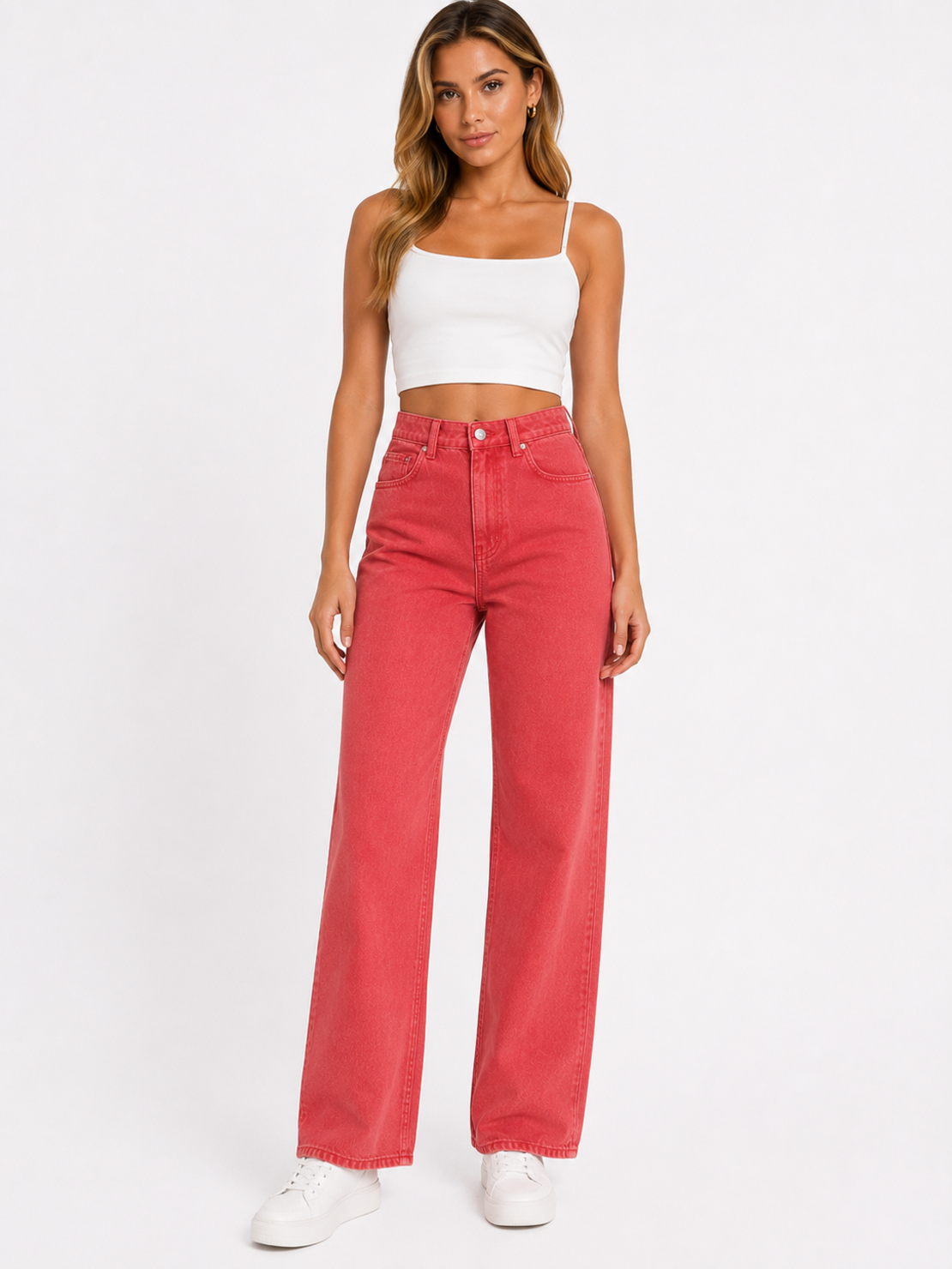 PIECES дънки Mom Fit  • M