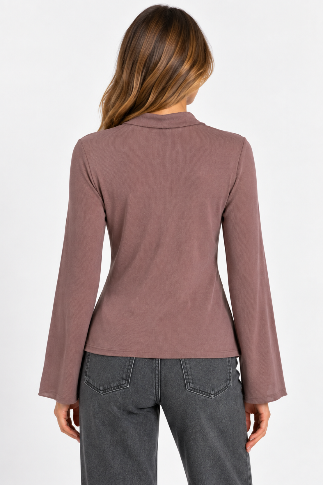 Vero Moda блуза с волани и връзка • M