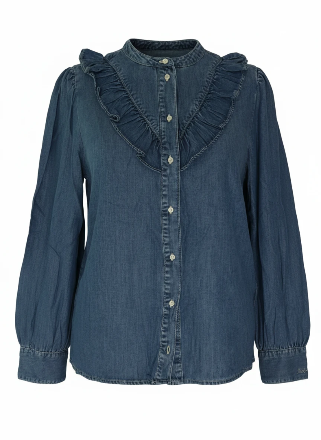 Levi’s Ruffle Chambray • S