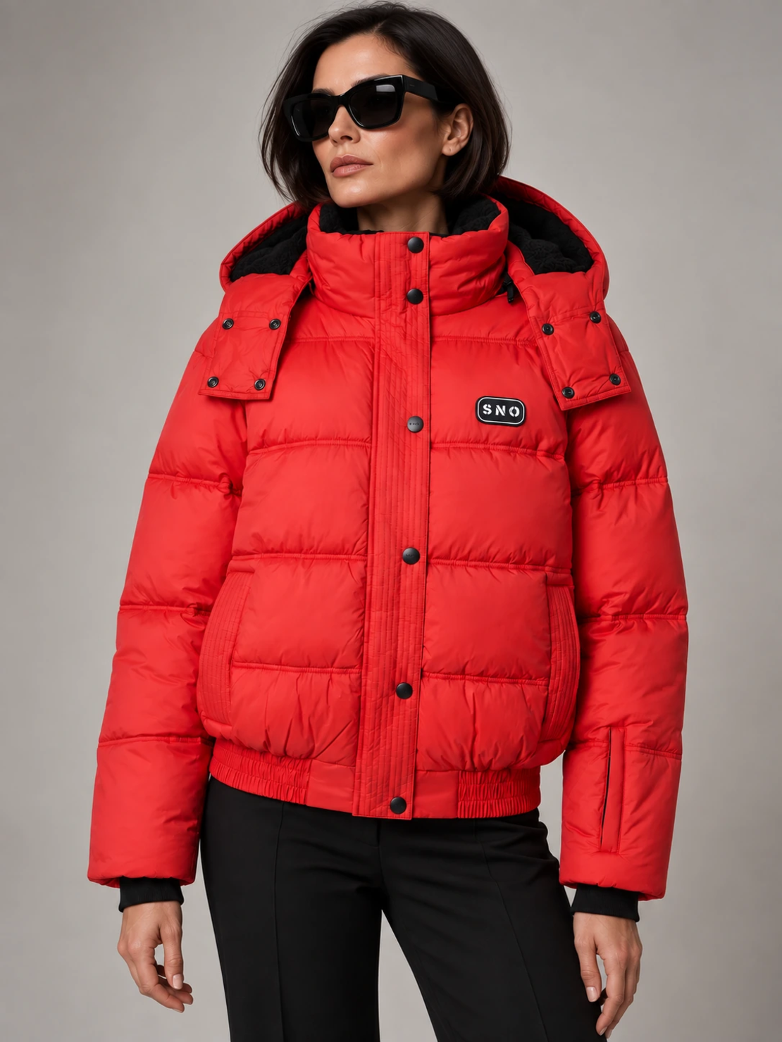 Topshop ватирано яке с качулка • 42