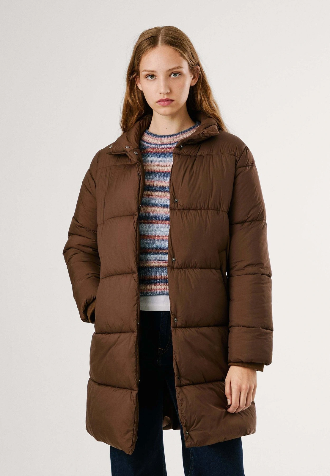 Pepe Jeans дълго ватирано яке • L