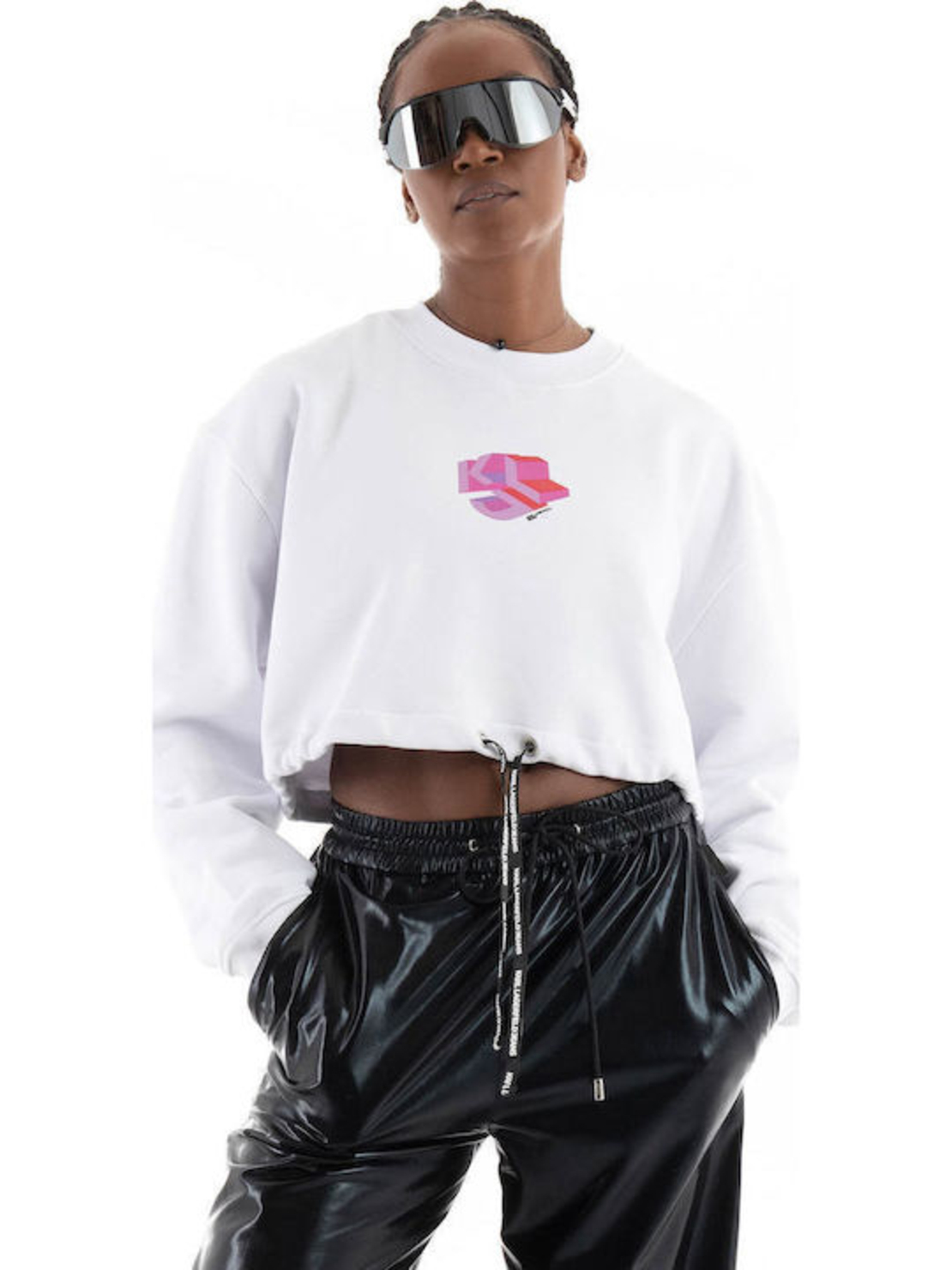 Karl Lagerfeld Jeans Cropped суитшърт • M