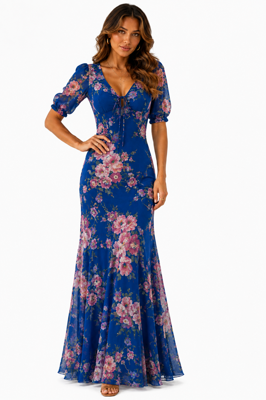 ASOS DESIGN флорална рокля • XS