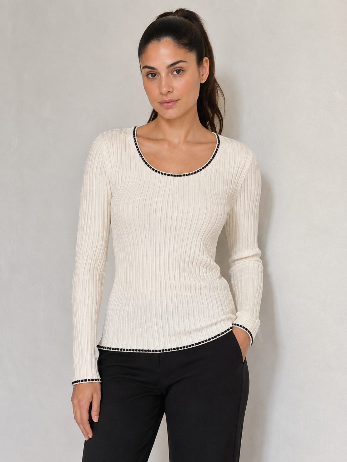 Vero Moda плетена блуза • M