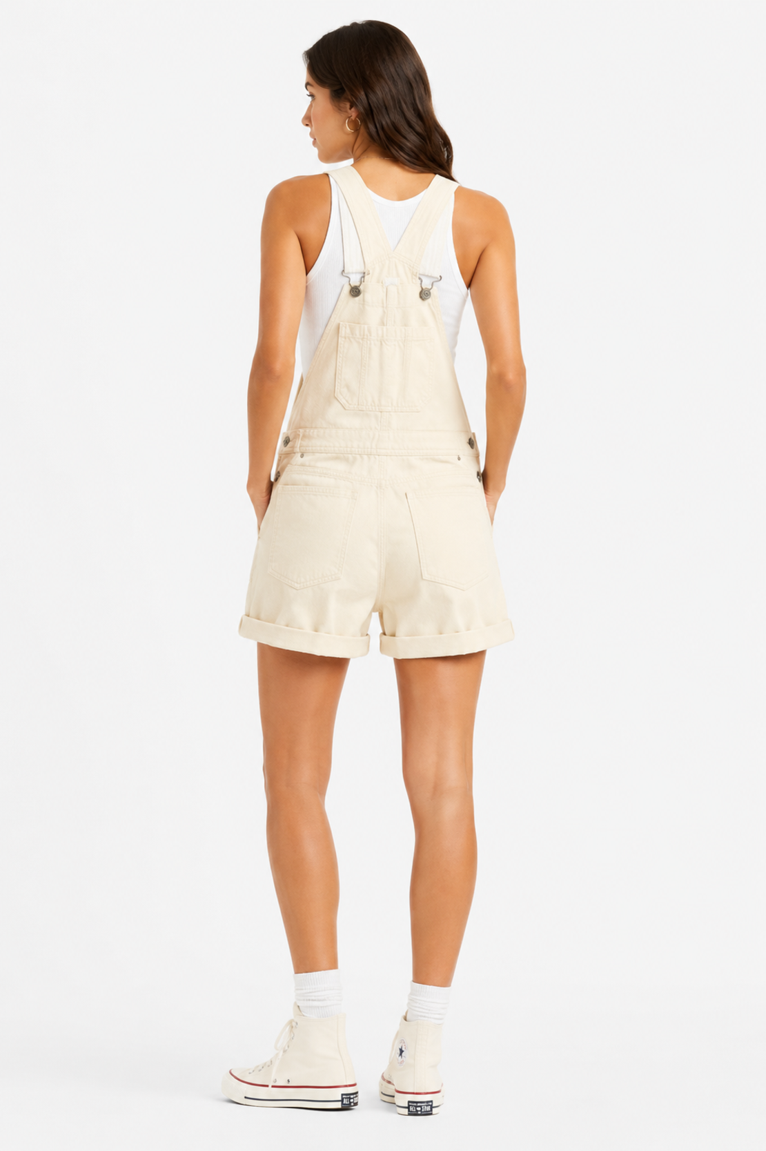Levi’s Cream Denim гащеризон • XS