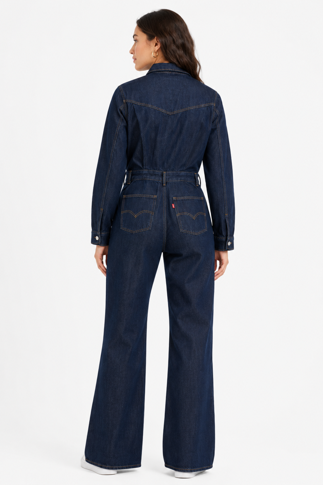Levi’s Dark Denim Jumpsuit • S
