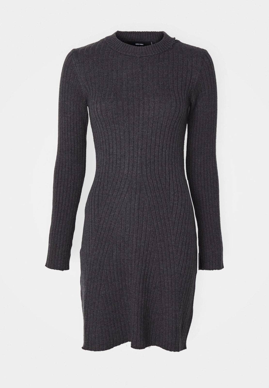 Vero Moda Плетена рокля с дълъг ръкав • L