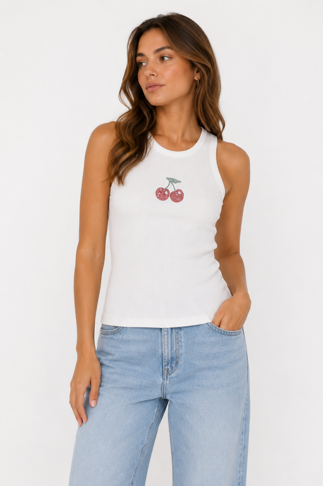 Pieces Рипсен потник • M