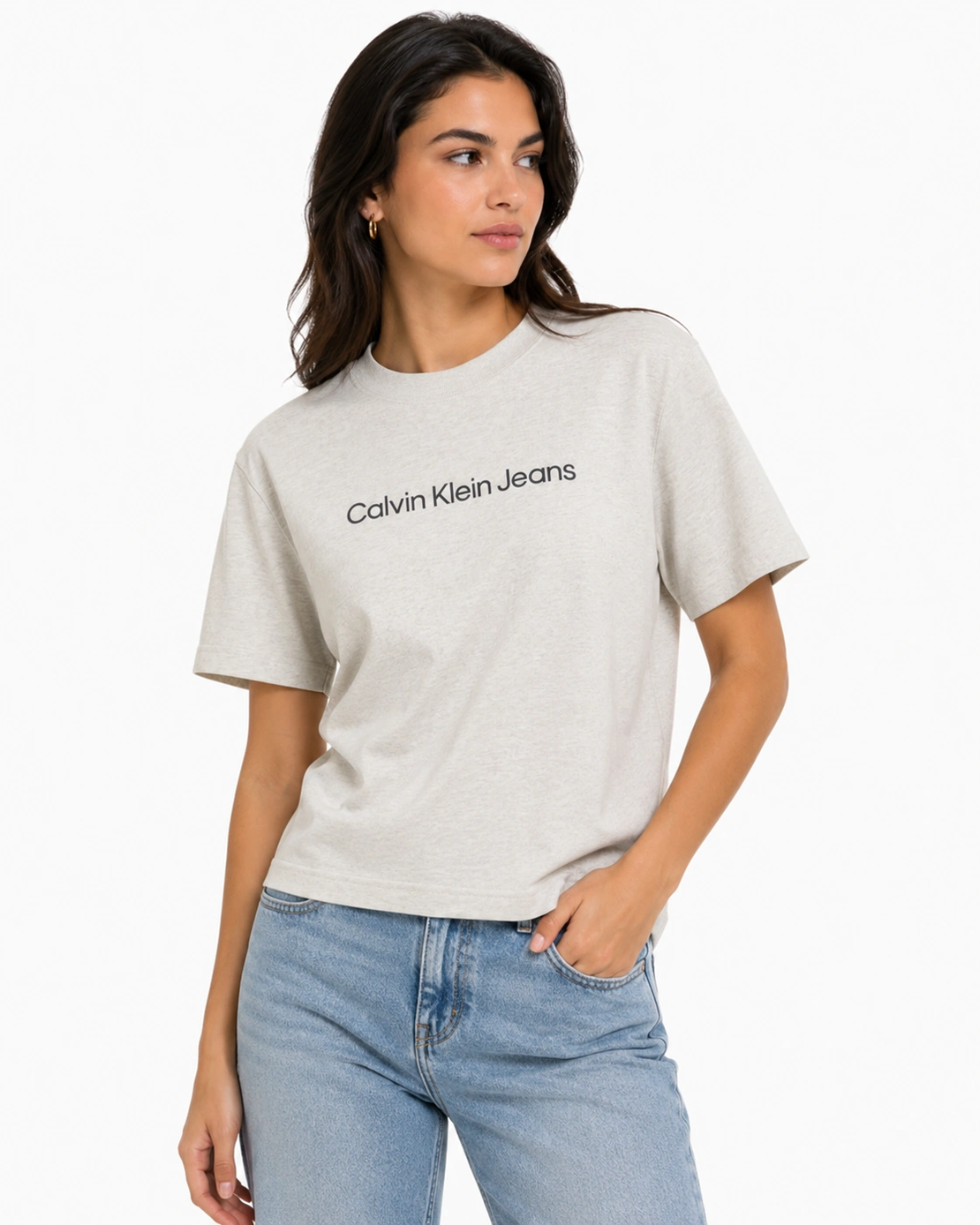 CALVIN KLEIN JEANS дамска тениска • L