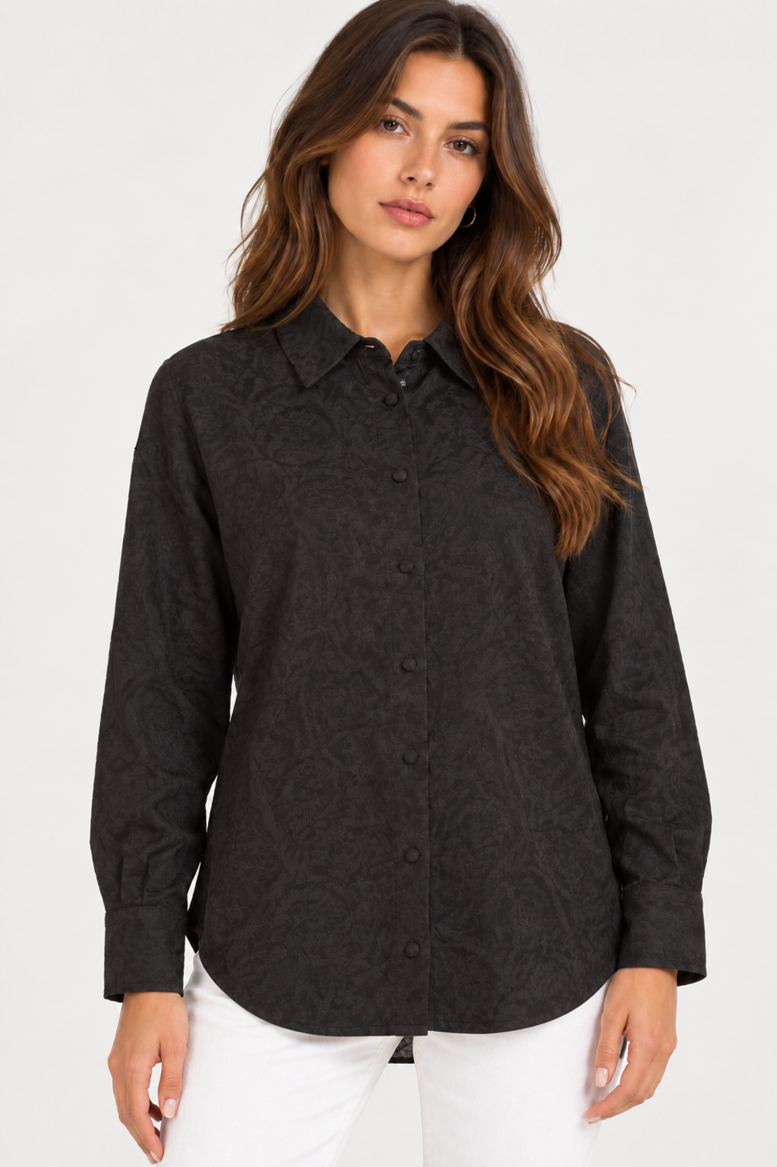 Vero Moda жакардова oversized риза • M