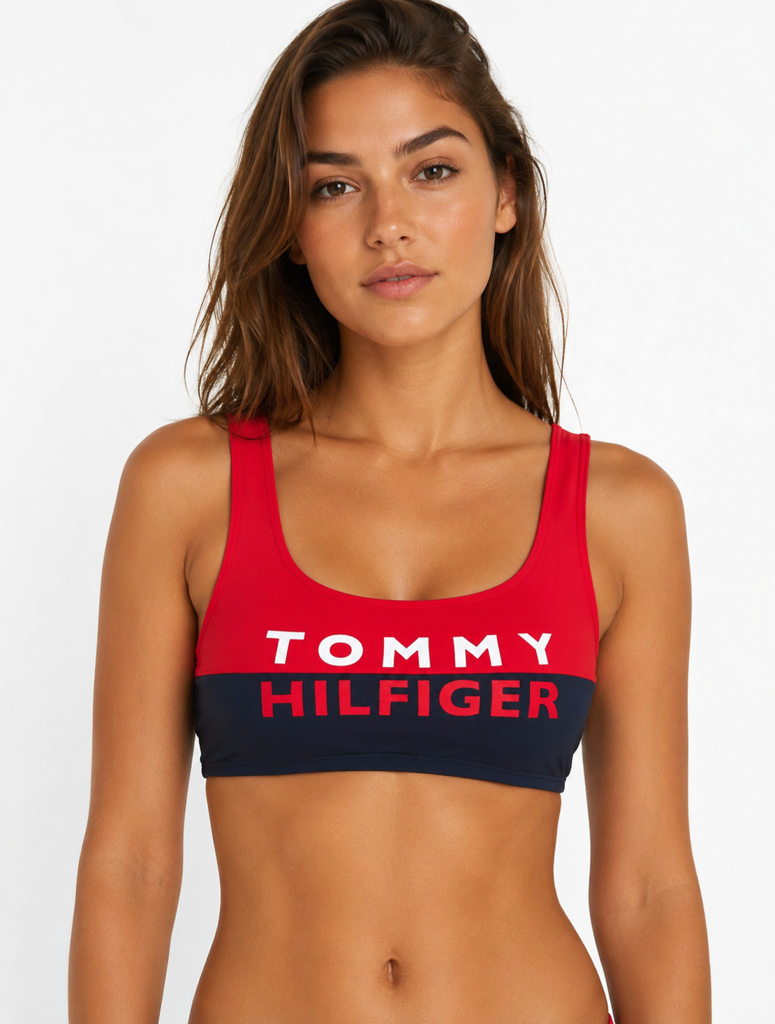 Tommy Hilfiger Бралет Бански Горнище • XS