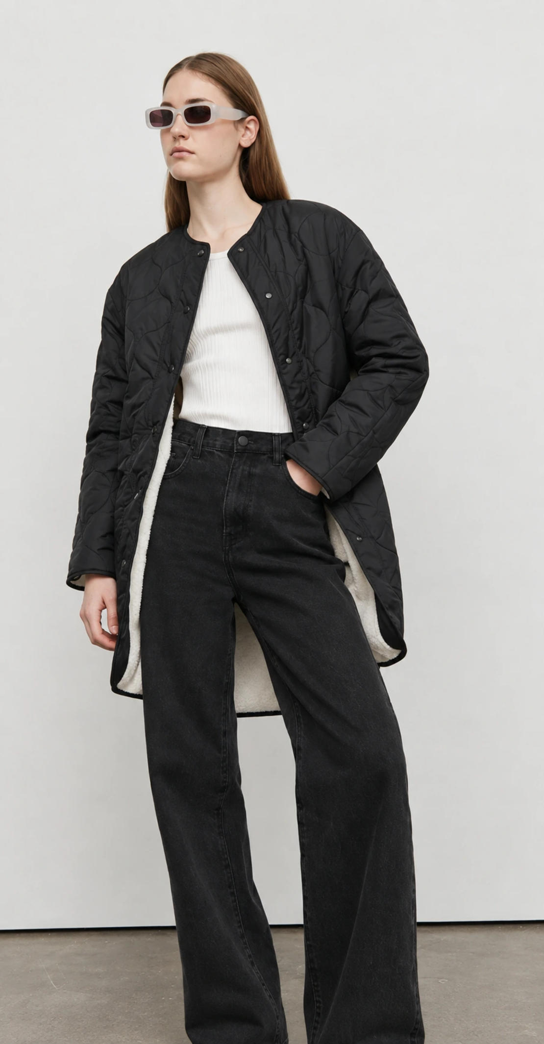 Warehouse двулицево палто • L/XL