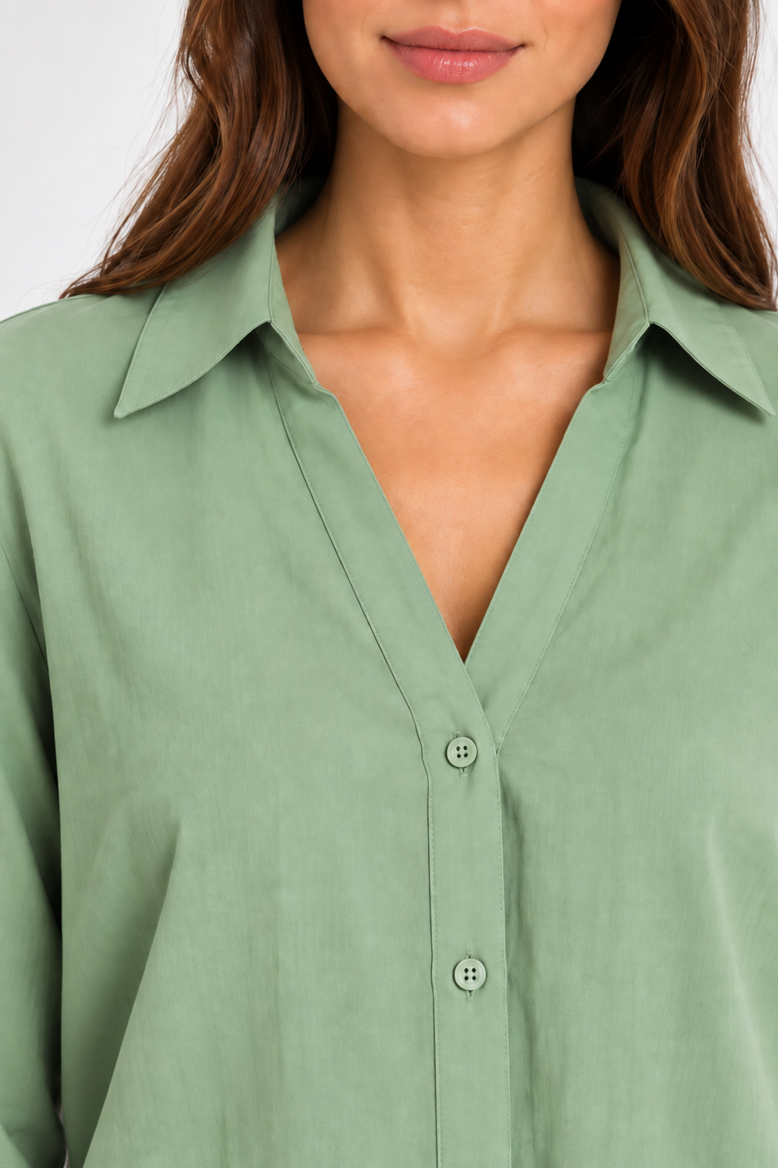 Vero Moda риза Green Bay широк модел • M
