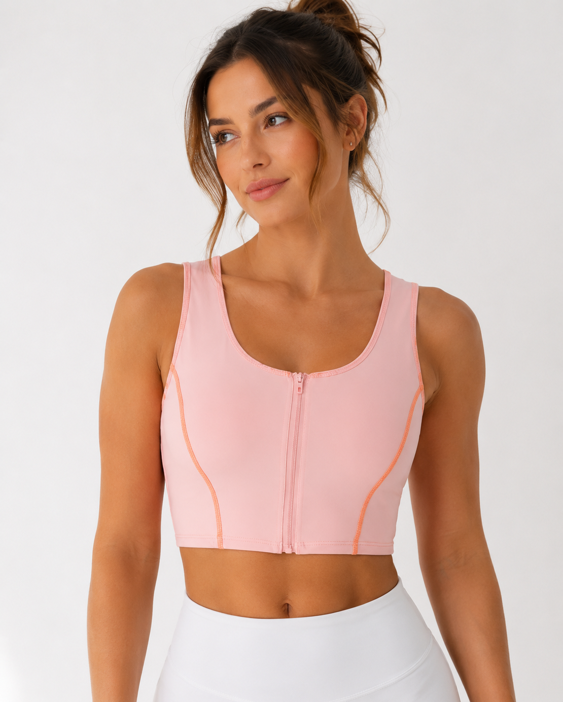 Guess Alice Active Топ с цип отпред • M