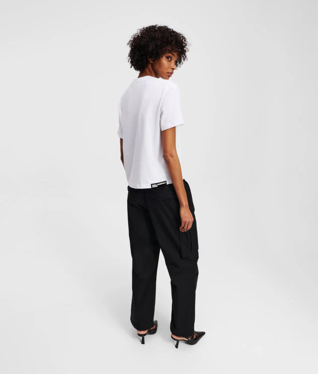 Karl Lagerfeld Jeans Crochet топ • L Oversized