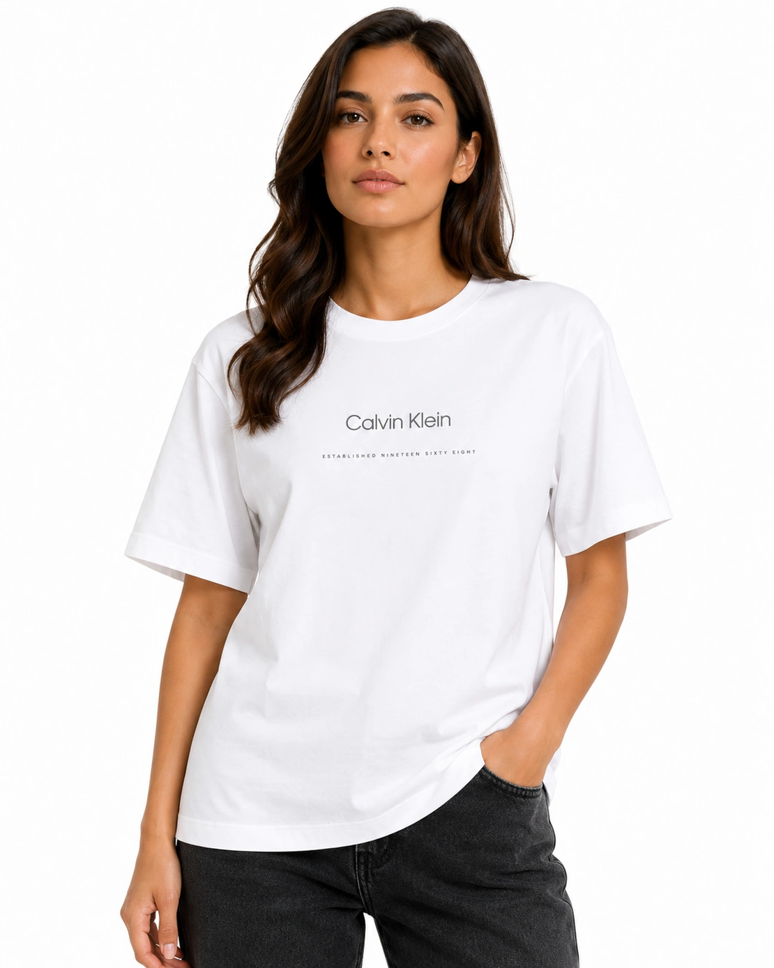CALVIN KLEIN JEANS дамска тениска • S