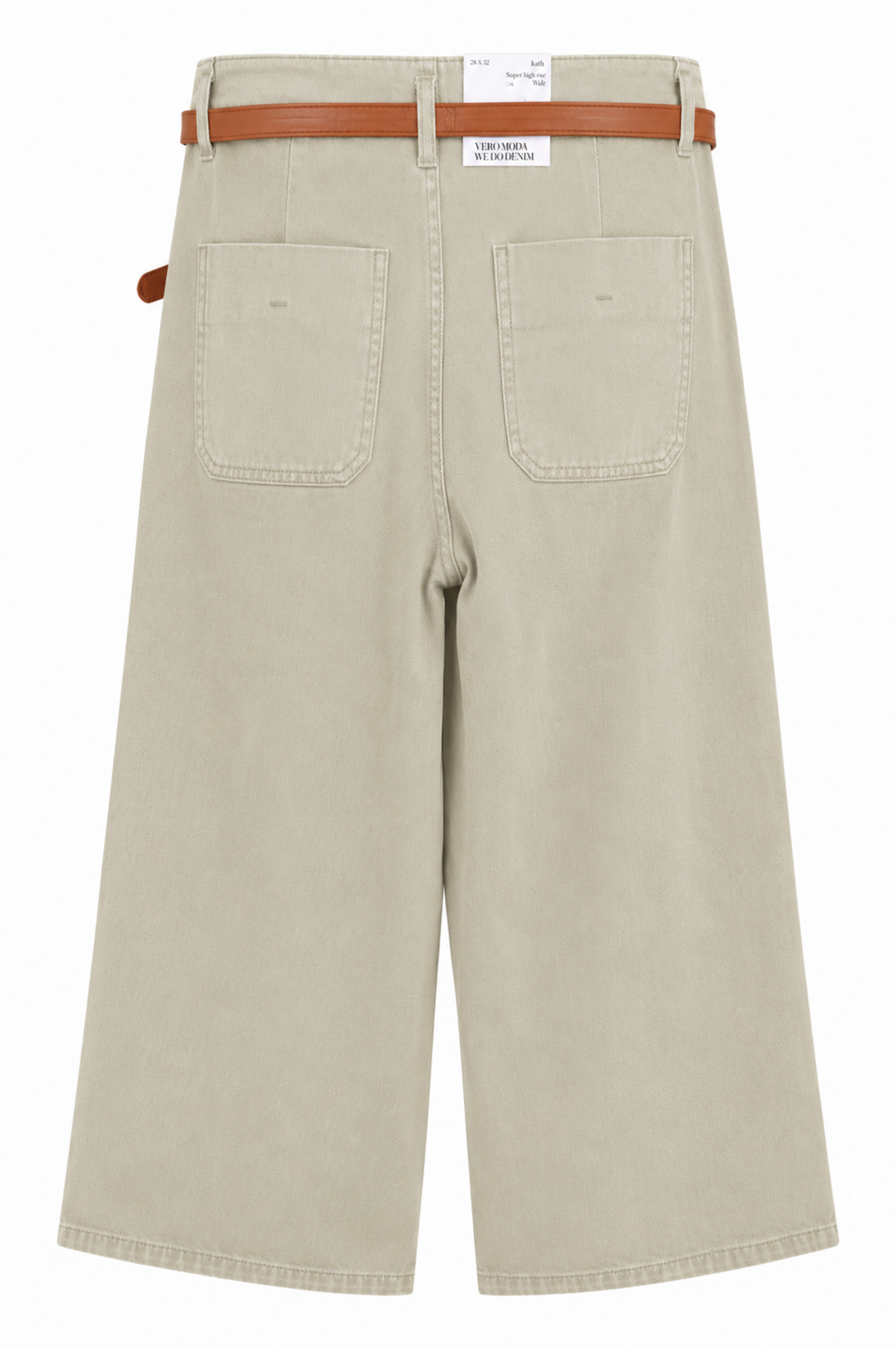 Vero Moda Дънки с широк крачол и колан • W28/32