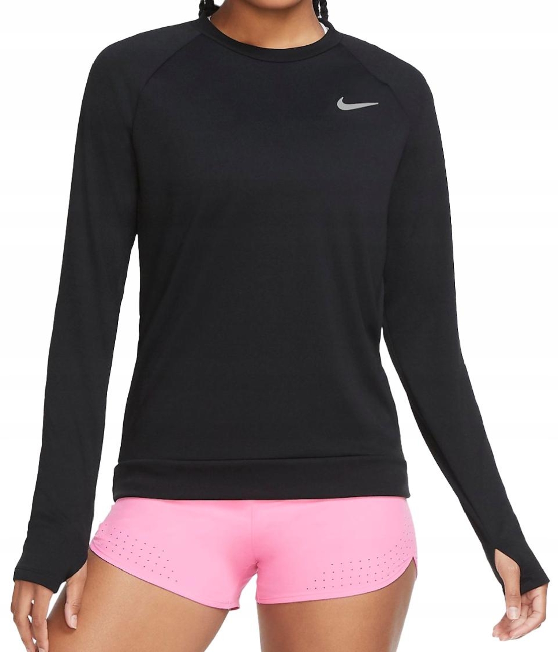 NIKE Dri-FIT Pacer Crew Top • L