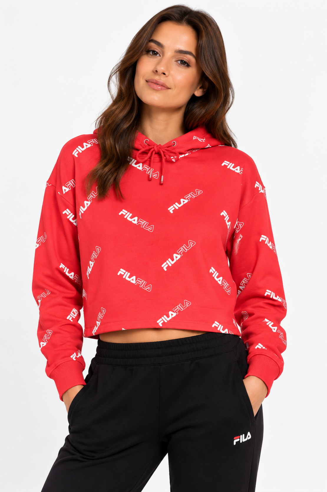 FILA Spera cropped суитшърт • M