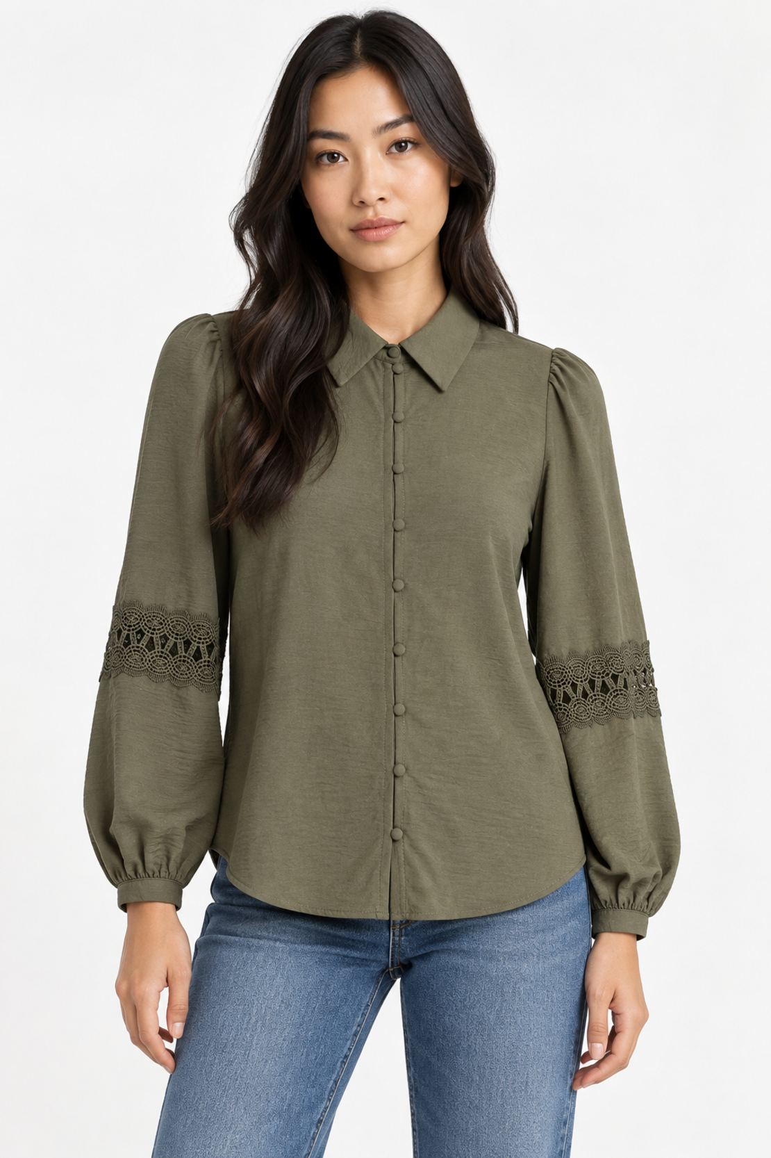 Vero Moda зелена риза • M