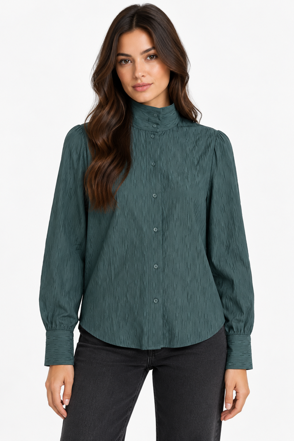 Vero Moda риза с висока яка • M