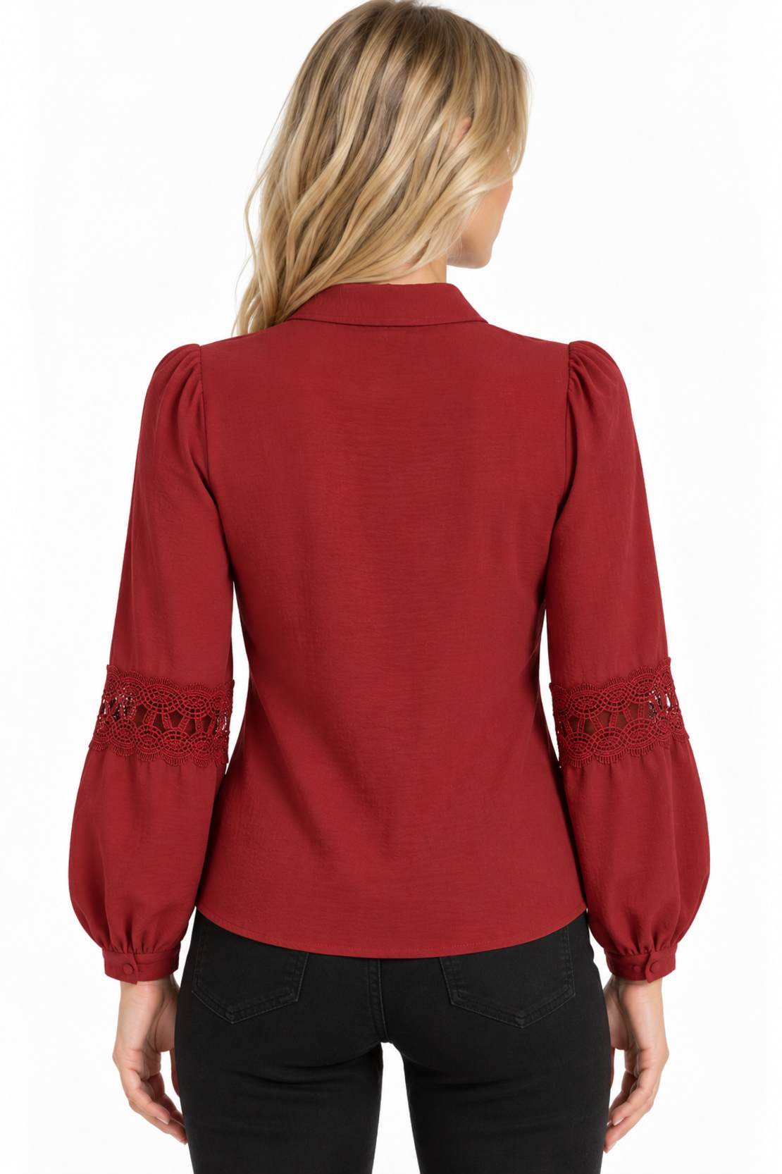 Vero Moda Malva дантелена риза • M