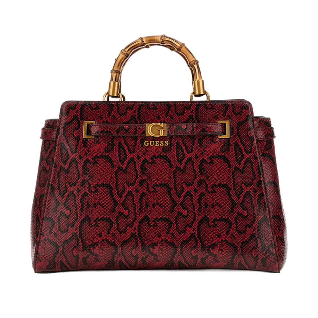 GUESS - SIBEL LARGE 2 COMP SATCHEL - дамска чанта