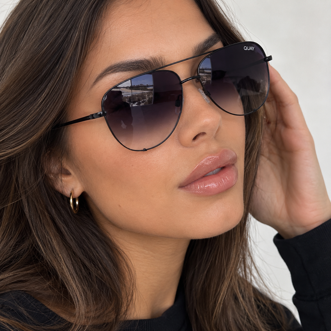 QUAY Australia авиаторски слънчеви очила • One Size