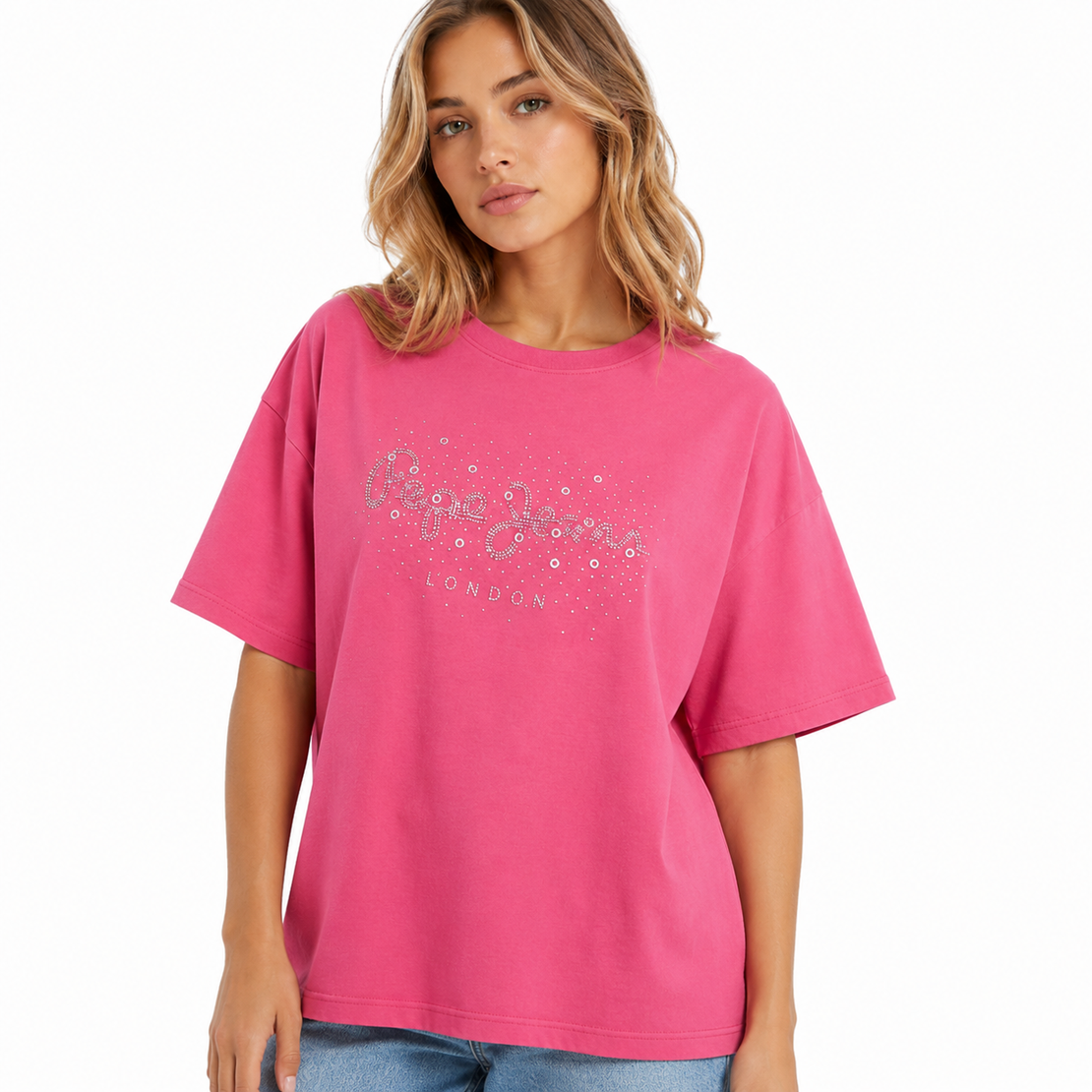 PEPE JEANS дамска тениска • L Oversized