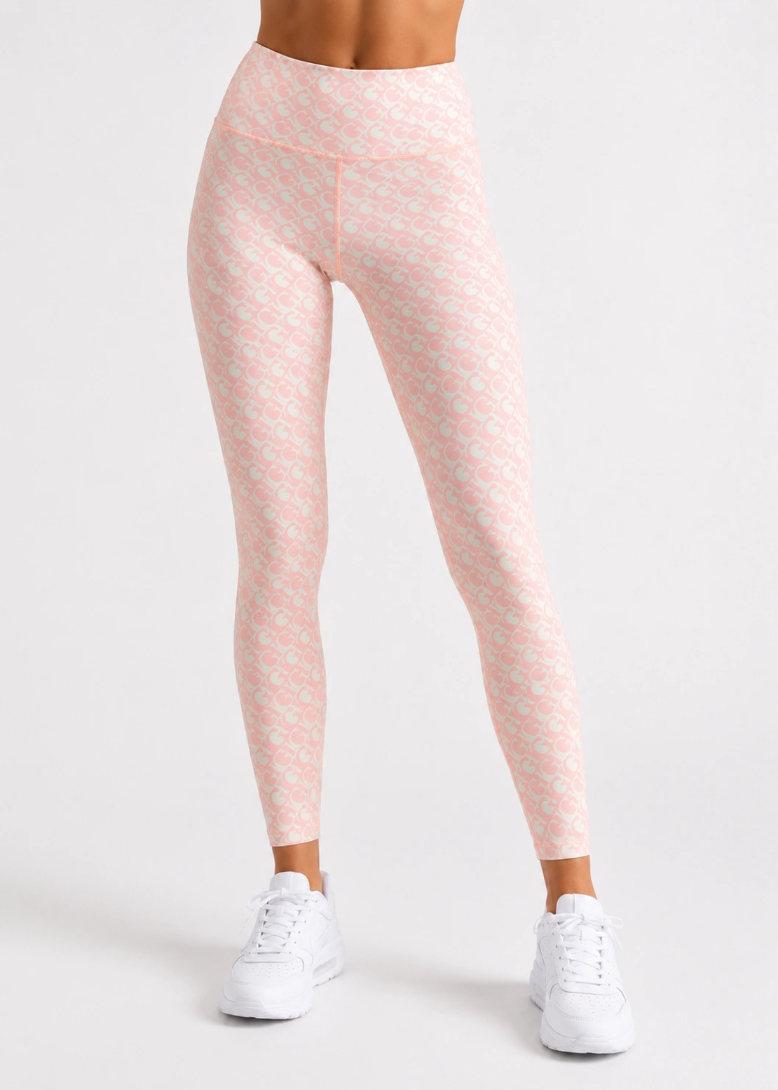 Guess Jeans Pink Monogram Leggings дамски клин • M